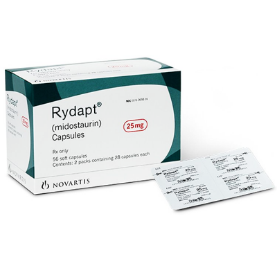 RYDAPT 25 MG ( MIDOSTAURIN ) 56 SOFT CAPSULES